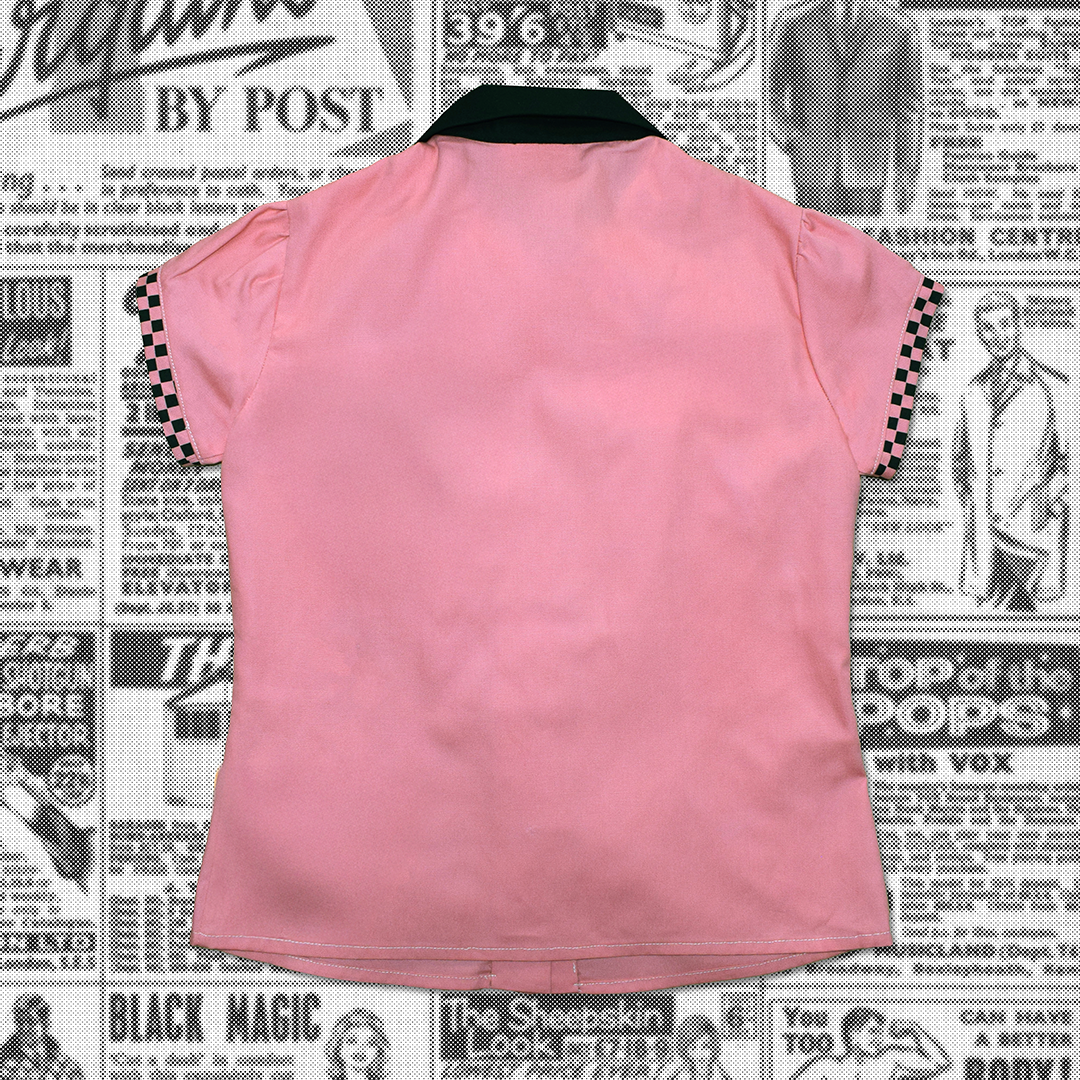 Punkie Diner Girl Shirt | Pink & Black