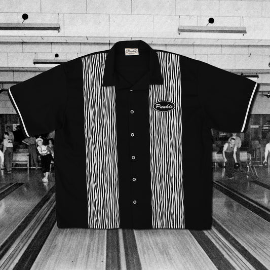 Classic Punkie Bowling Shirt | Zebra