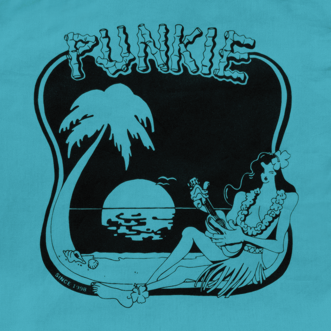 'Summer of Punkie' Bowling Shirt | Teal