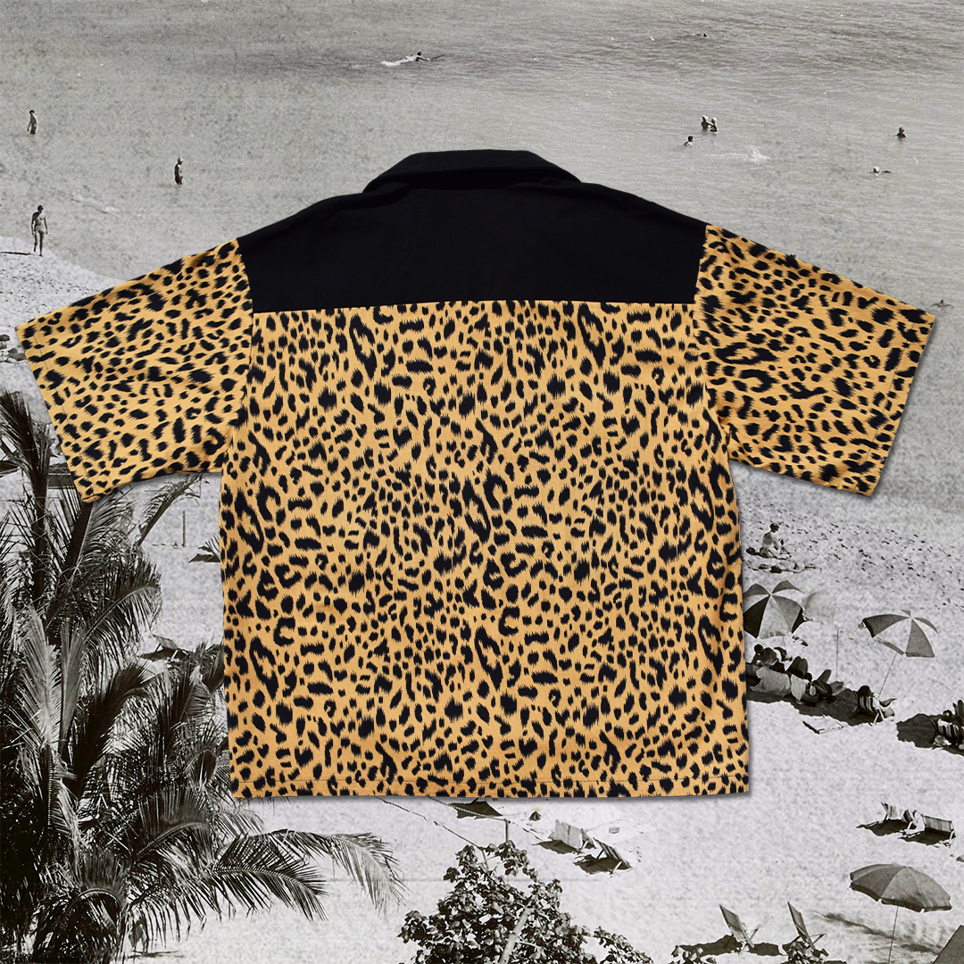 'Summer of Punkie' Bowling Shirt | Leopard